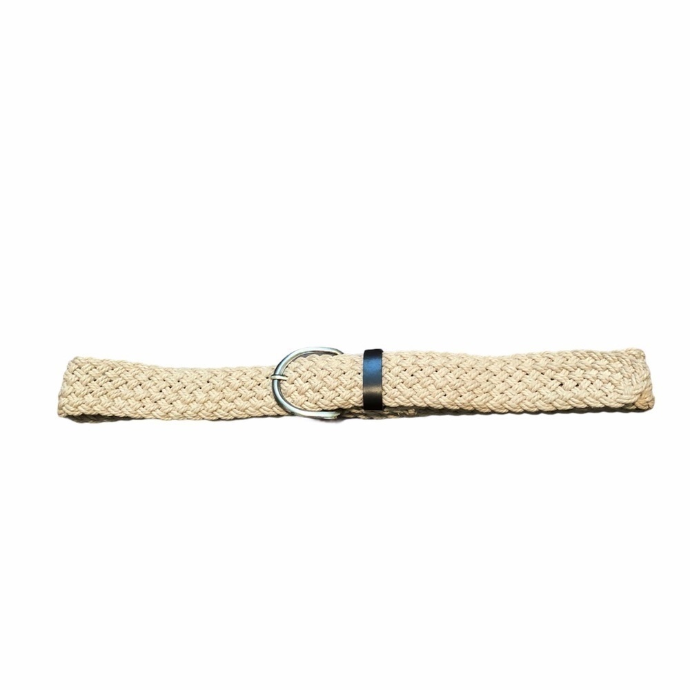 Cream woven belt - cottagecore style